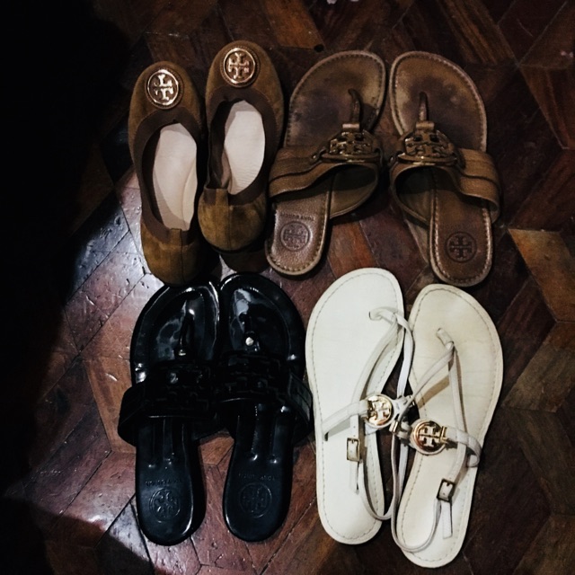 Authentic tory burch miller sandals sale