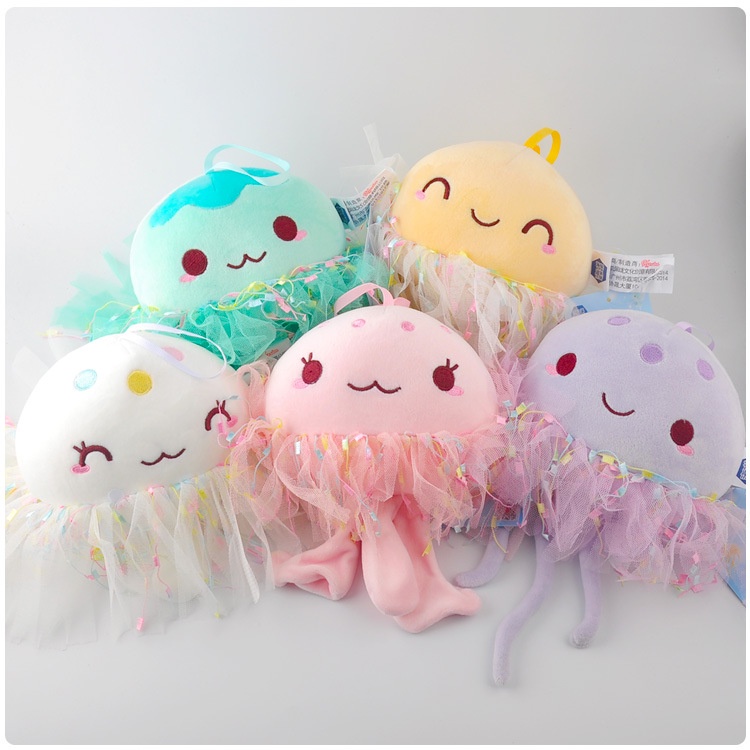 Marine life cute jellyfish plush toy doll plushie creative ornaments