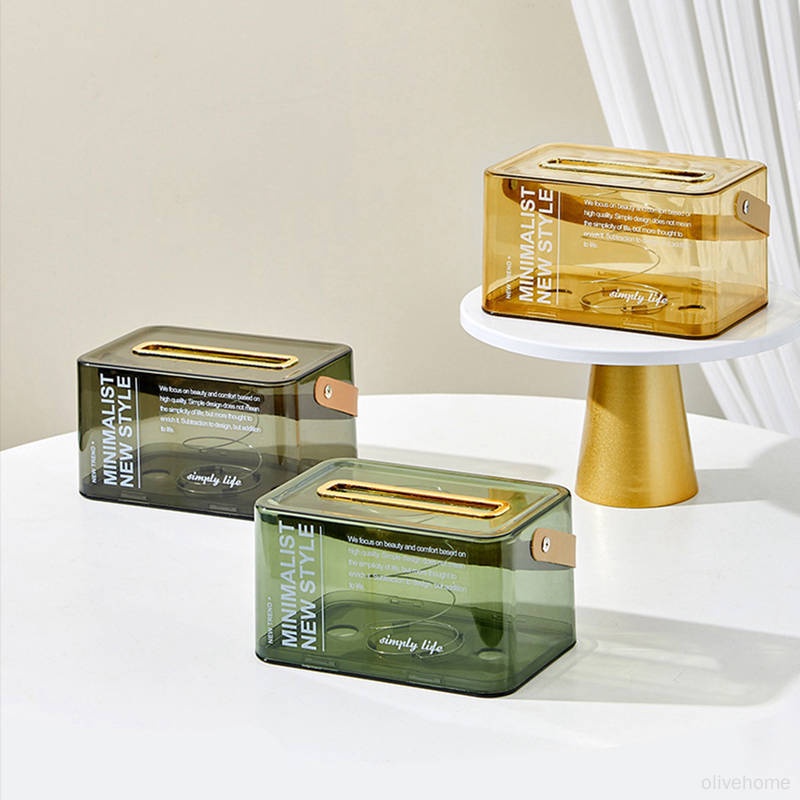 Tissue Box Home Living Room Creative Multi-function Paper Box Storage ...