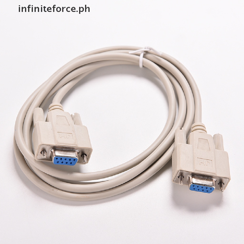 DB9 RS232 Male To Female Serial Cable, Ivory (1 - 100ft.) - Northwest Computers