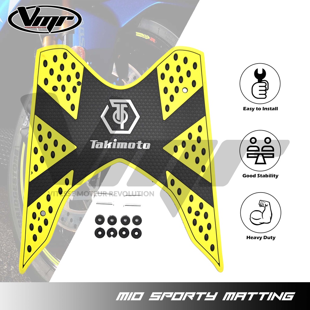 VMR Mio Sporty Footboard Rubber Matting Shopee Philippines