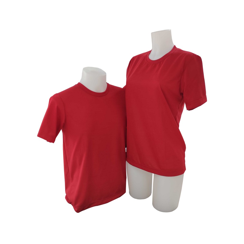 Plain T-Shirt Cotton Jersey Red