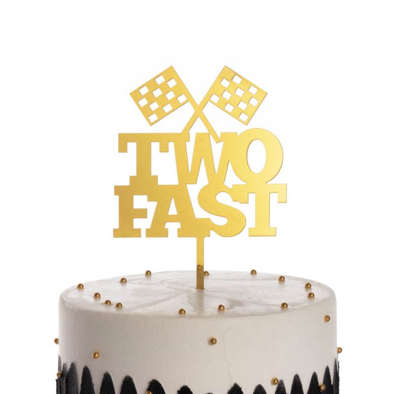 TWO FAST Racing 2nd Birthday Acrylic Cake Topper | Shopee Philippines