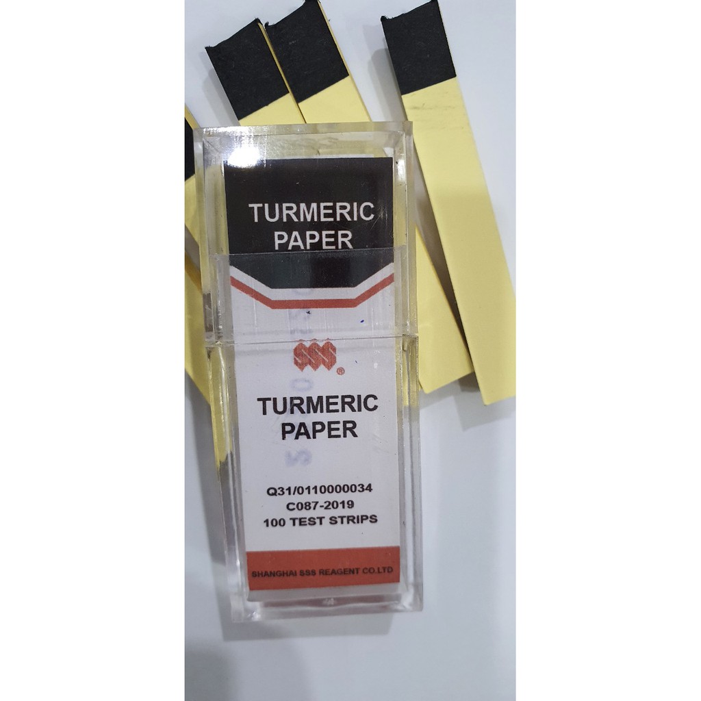 Borate test paper/ borax/turmeric paper | Shopee Philippines