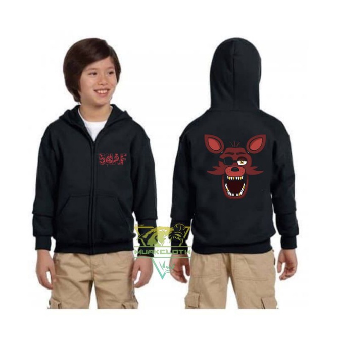 Jacket SWEATER HOODIE ZIPPER For Children FIVE NIGHTS AT FREDDYS FNAF ...