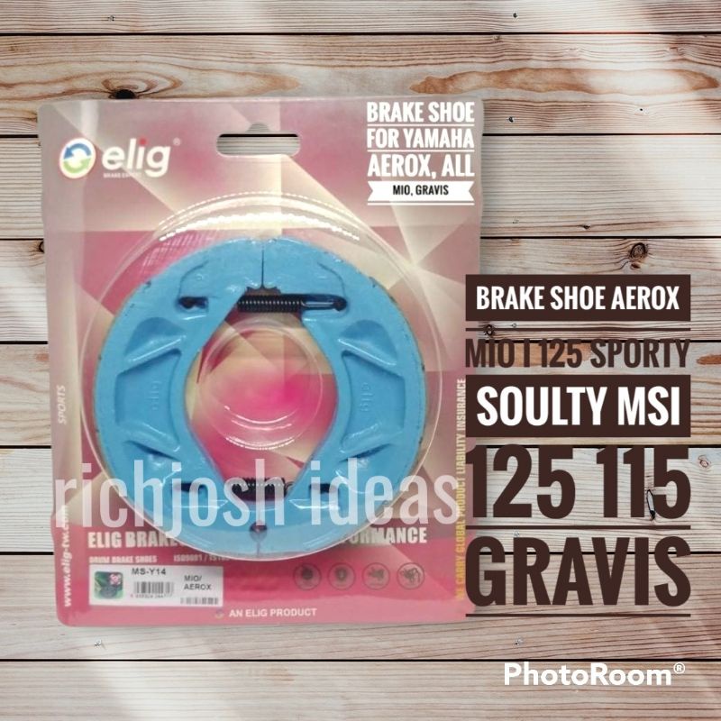 SALE!!! ELIG CERAMIC SPORTS BRAKE SHOE MIO i 125, SPORTY SOULTY, MSI