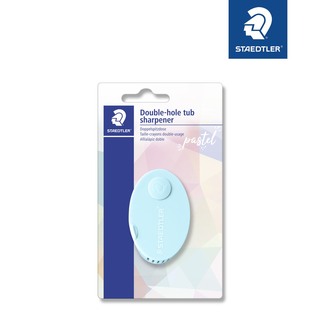 Staedtler Pastel Double-Hole Covered Sharpener 512ps2bkpa | Shopee ...
