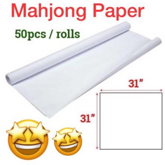 White Mahjong Paper 50gsm 31