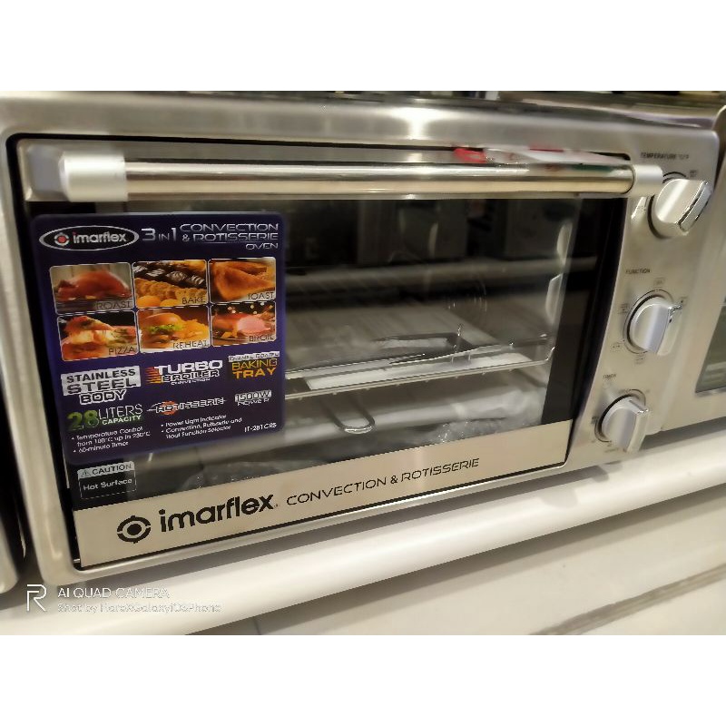 Imarflex Convection Rotisserie Oven IT281CRS 28 Liters 3 in 1 Shopee