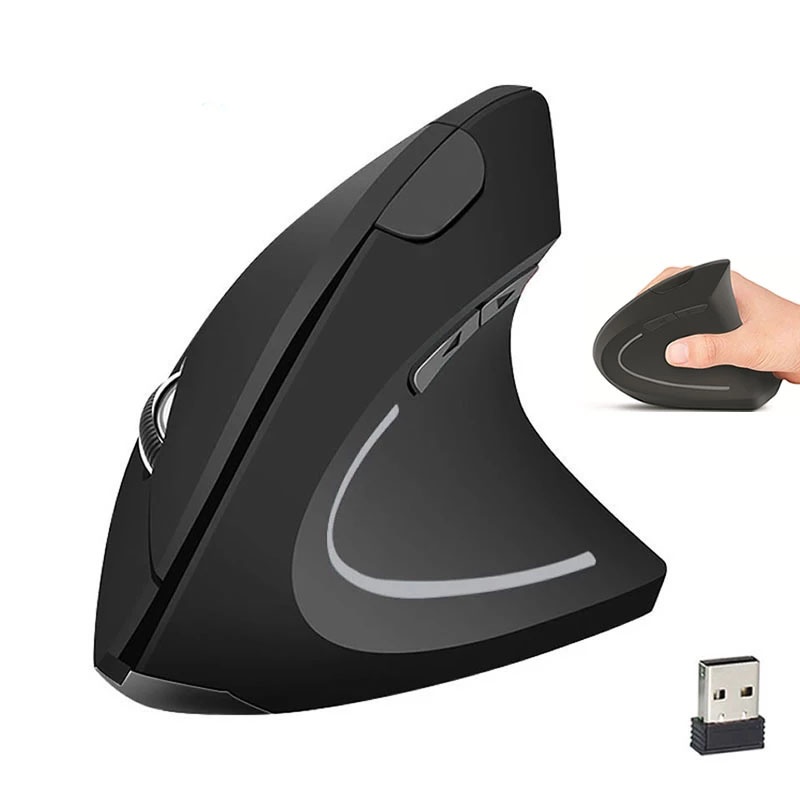 Wireless Mouse Vertical Gaming Mouse USB Computer Mice Ergonomic ...
