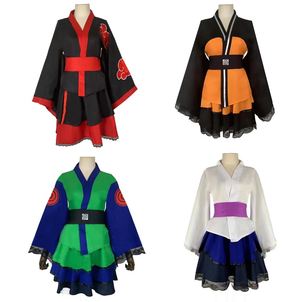 COSplay Kimono Fire Ying Ninja Shippuden Cos Xiao Organization Hyuga ...