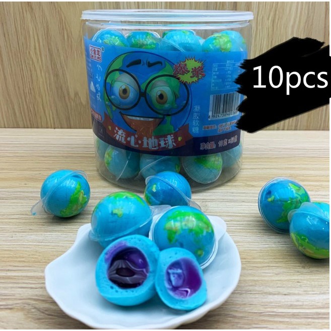 【new Product】10pcs50pcs Halal 3d Eyeball Soft Fruit Gummi Multi Mix