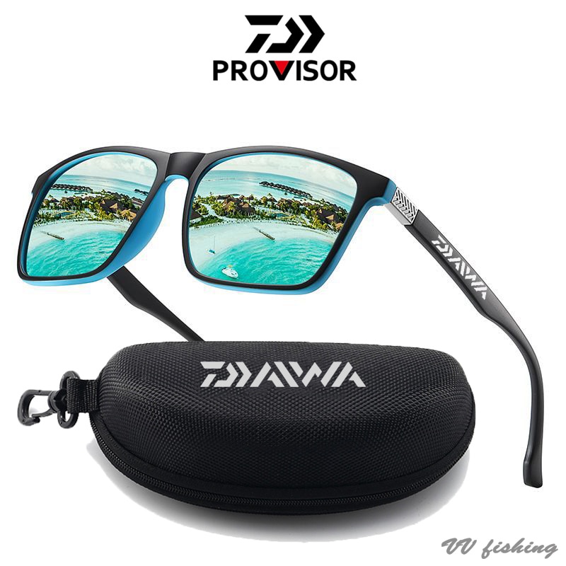 DAIWA Polarized Fishing Sunglasses Driving Shades Male Sun Glasses Camping  Hiking Men's Sunglasses UV400 Eyewear