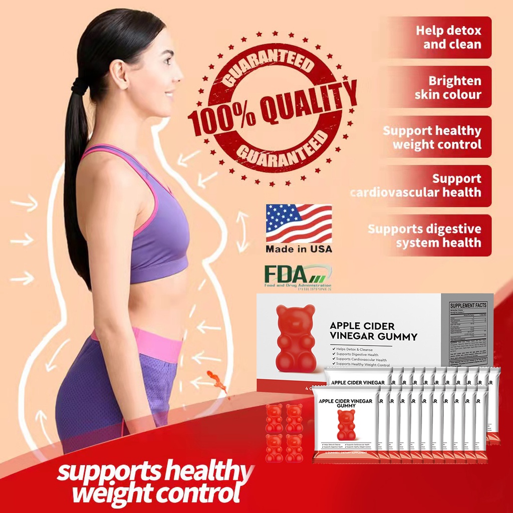 Apple Cider Vinegar Gummies Slimming Gummies Lose Weight Burn Fat