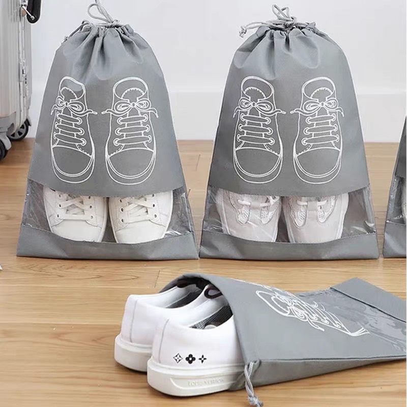 1PC 44x32cm Portable Travel Shoe Bag Waterproof Large Capacity Shoes ...