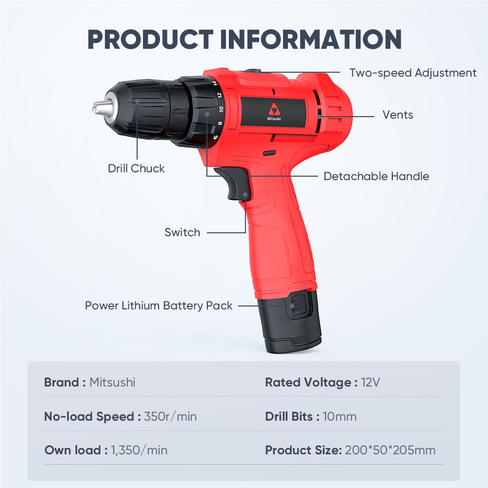 Mitsushi cordless drill review hotsell