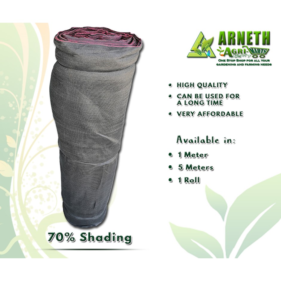 GARDEN NET (70% SHADING) HEAVY DUTY NYLON TYPE 2.4 METERS WIDE | Shopee ...