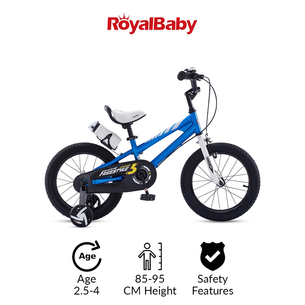 RoyalBaby Freestyle Kids Bike 12 12B 6 Blue Shopee Philippines