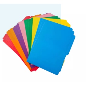 Colored and Plain Folder Short and Long by 5's | Shopee Philippines