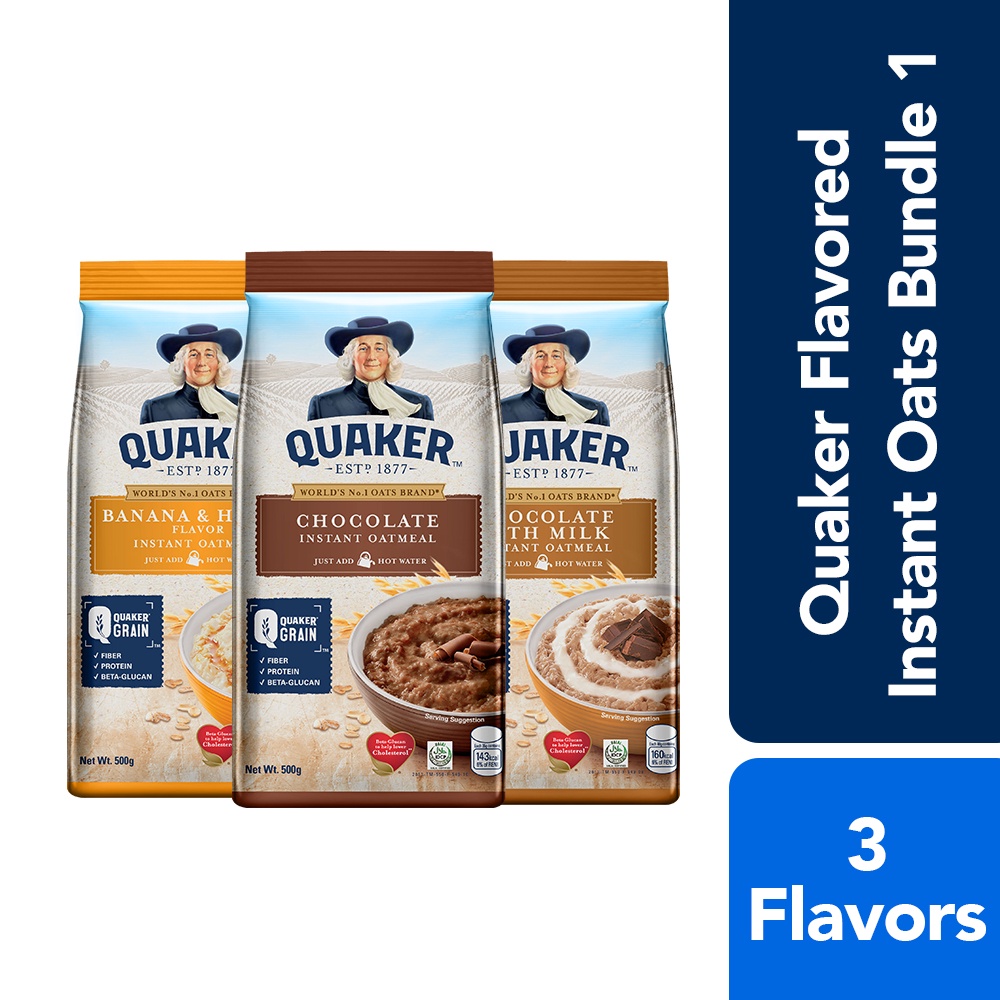 Quaker Flavored Oats Bundle 1 | Shopee Philippines