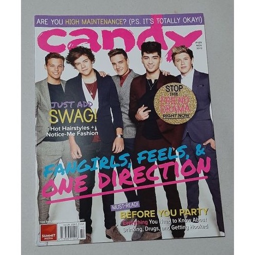 One Direction Harry Styles Zayn Malik Niall Louis Liam Candy Magazine ...