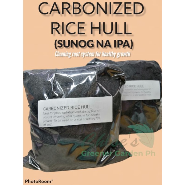 Carbonized Rice Hull Sunog na Ipa soilless | Shopee Philippines