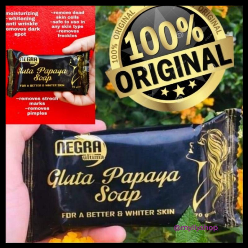 1 Pc Negra Ultima Papaya Soap 70g Shopee Philippines 