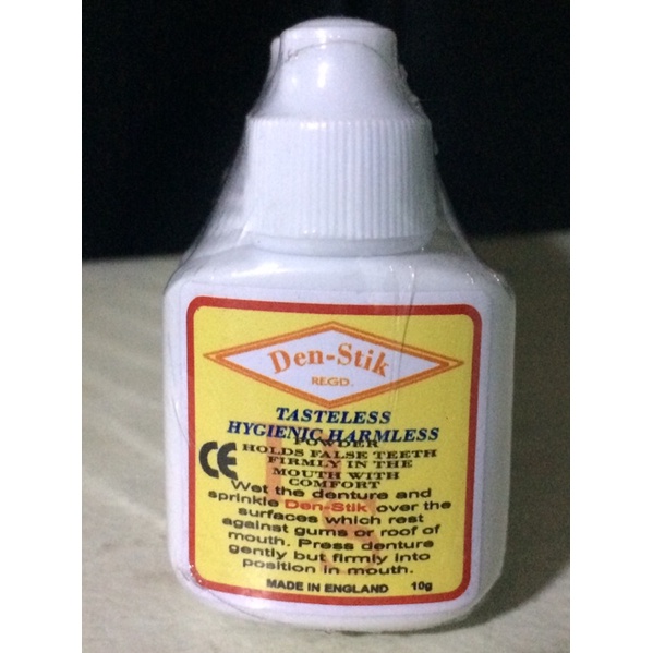 Denture Adhesive, DenStik, Holds Loose Dentures, Tasteless (Not 4