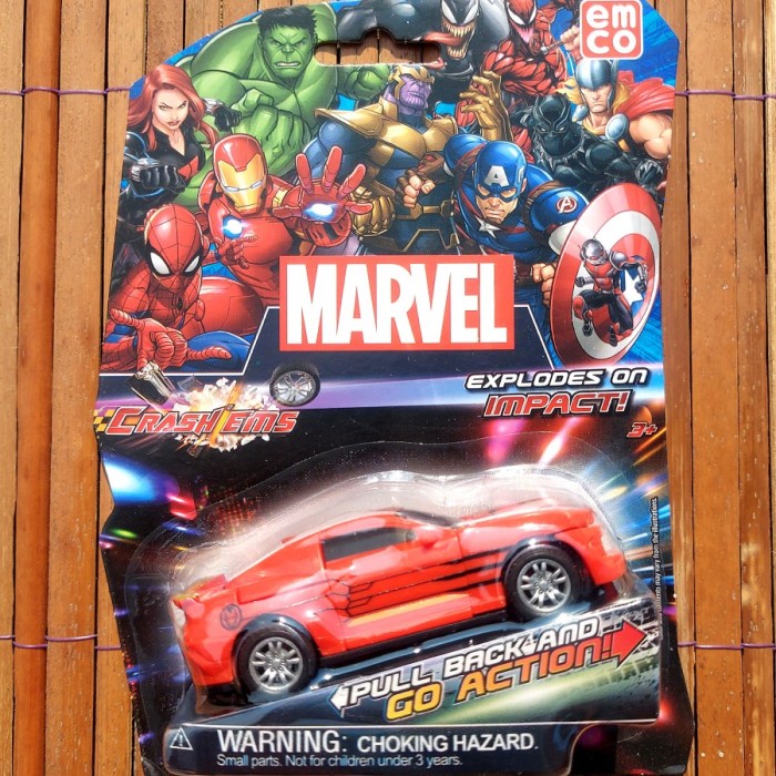 Emco CRASH EMS CRASHEMS Car Hit PULLBACK MARVEL AVENGERS CAPTAIN ...