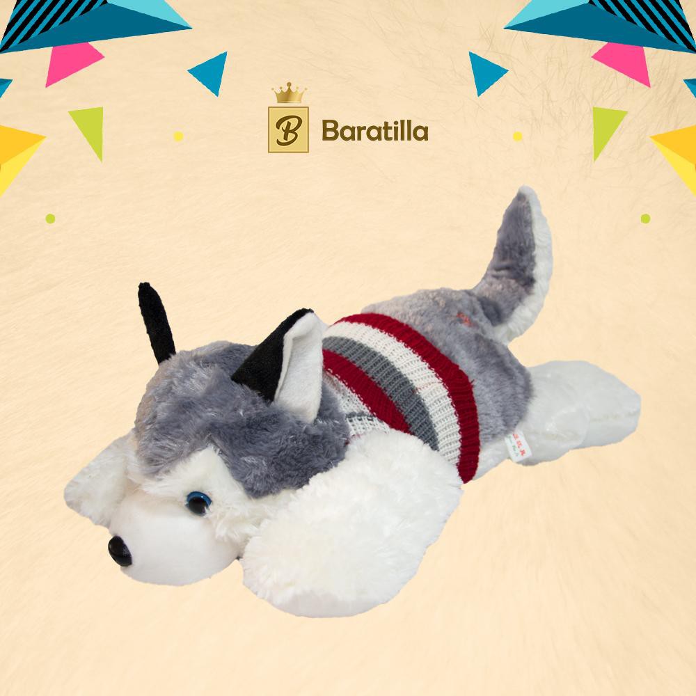 stuffed husky dog toy