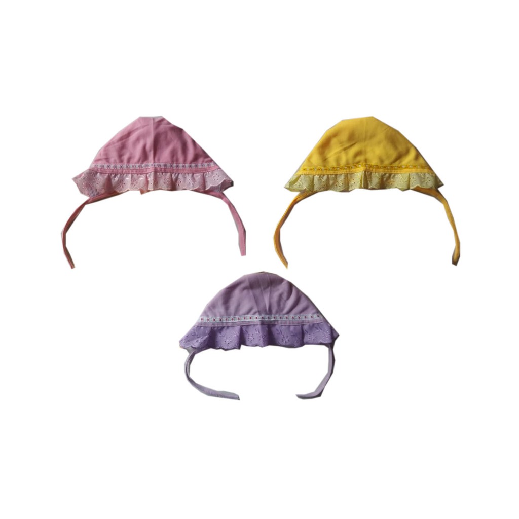 Lace baby hat baby head accessory/ okiyo baby hat/ | Shopee Philippines