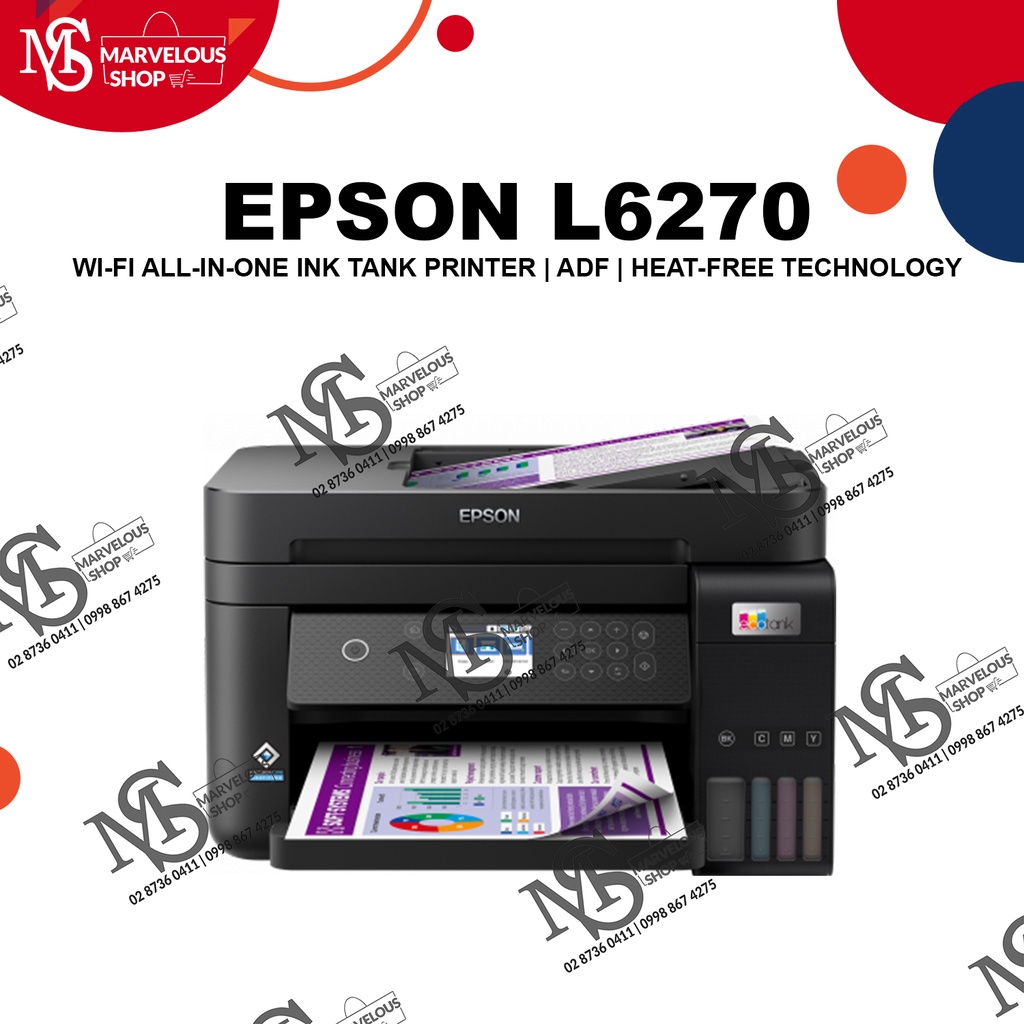 Epson EcoTank L6270 A4 WiFi Duplex AllinOne Ink Tank Printer Shopee Philippines