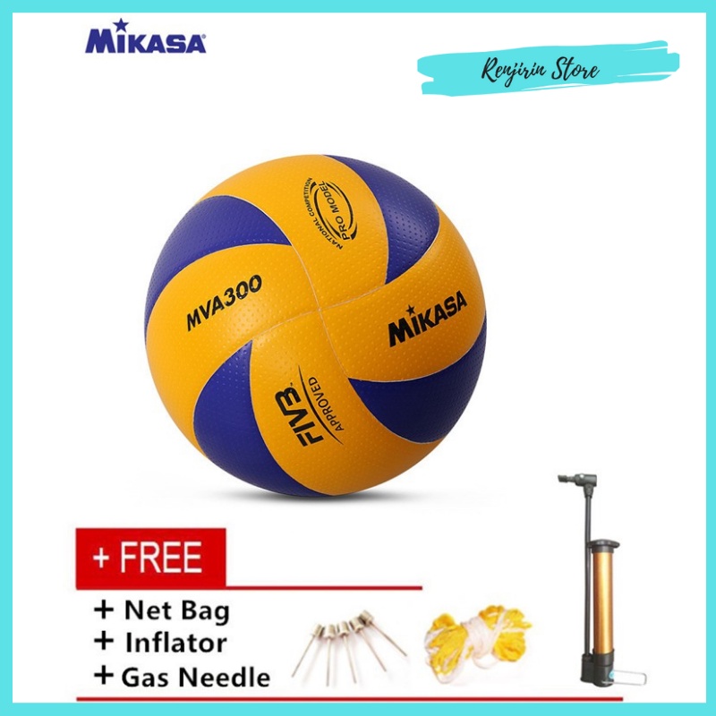 Original Mikasa MVA300 size5 volleyball ball FIVB Volleyball Shopee