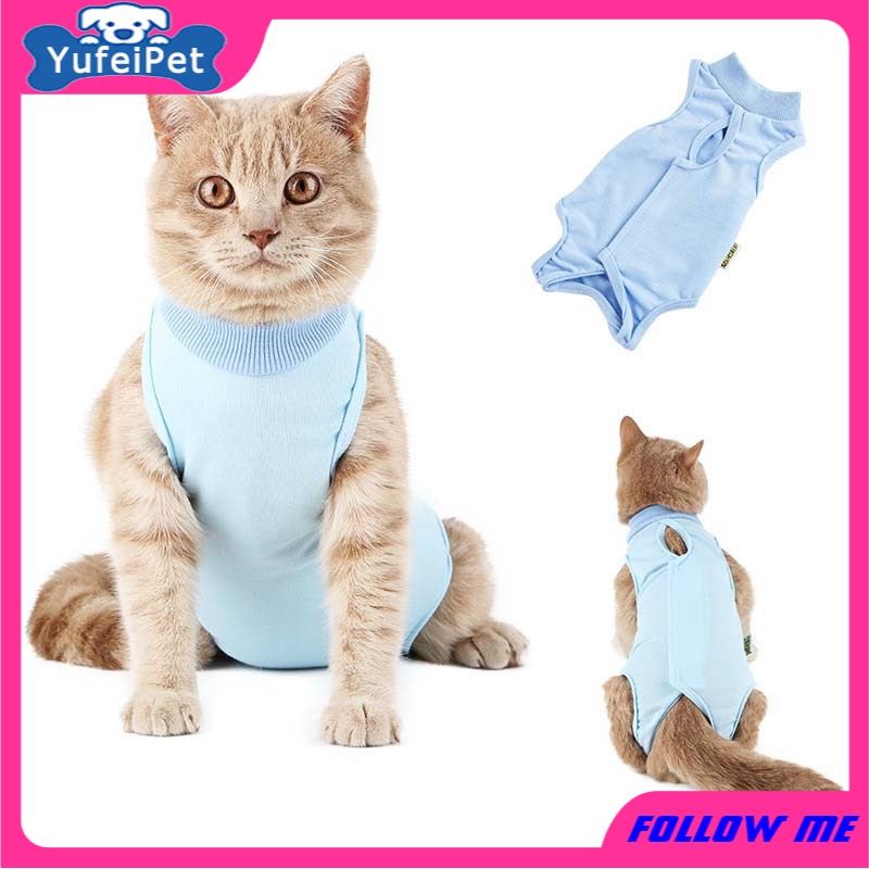 Surgical Disinfectant Dress Vest Anti-licking Cat Suit Comfortable ...