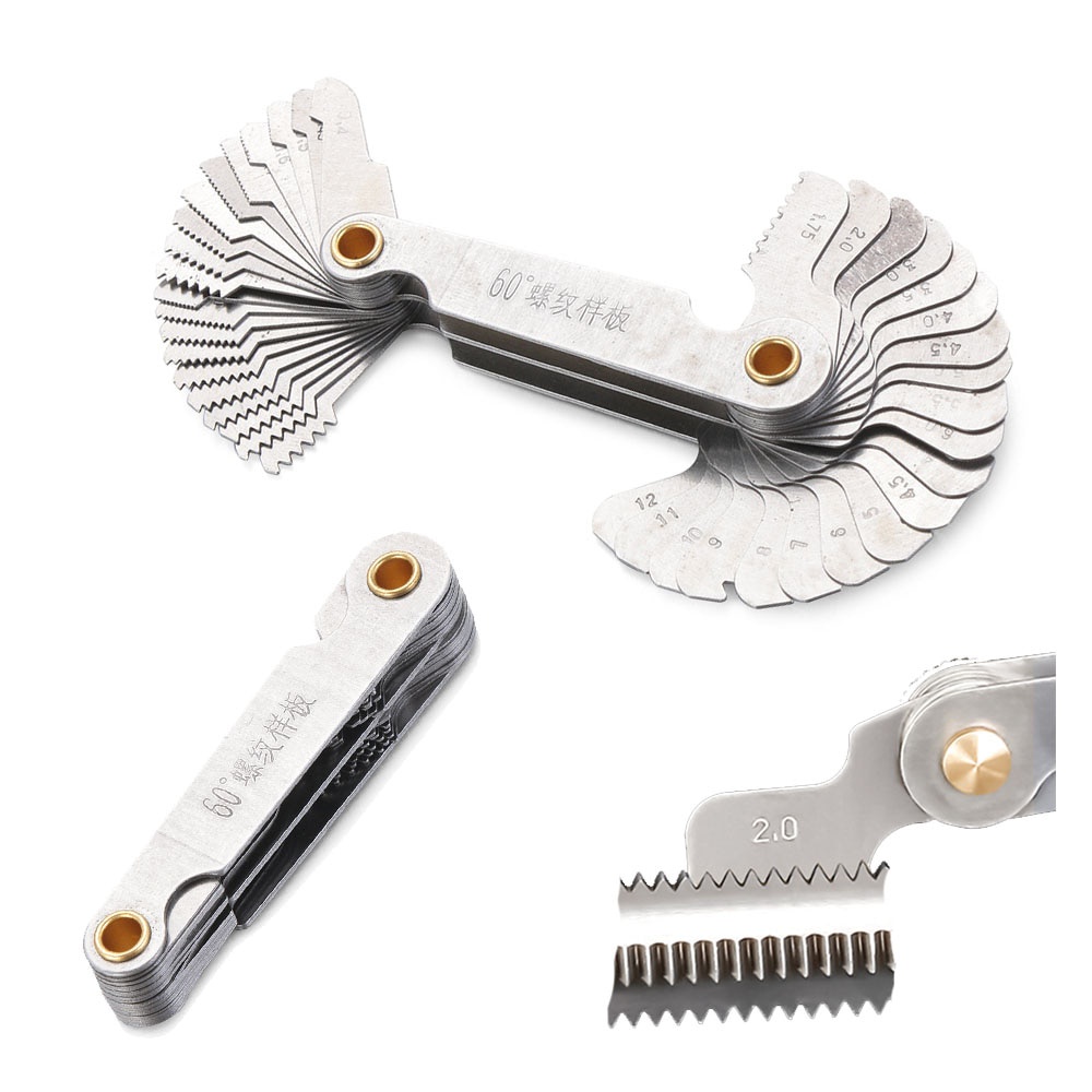 Screw Pitch Gauges 55/60 Degree Metric Inch Pitch Gauges Gear Tooth