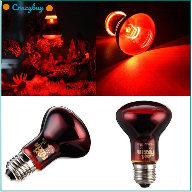 CR LED Red Reptile Night Light UVA Infrared Heat Lamp Bulb for Snake ...