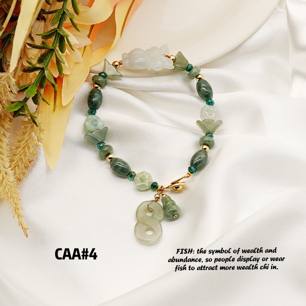 Lucky jade store bracelet