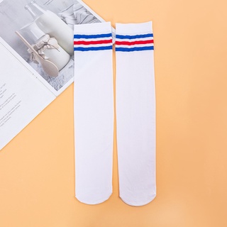 Cute Girl Knee High Socks Kids Cotton Stockings Children Black White  Stripes Long Sock Long Tube School Socks