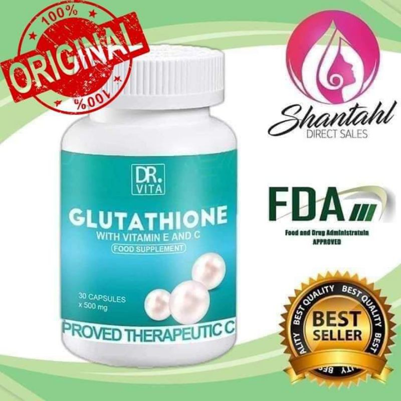 Authentic DR. VITA GLUTATHIONE with Vitamin E and C