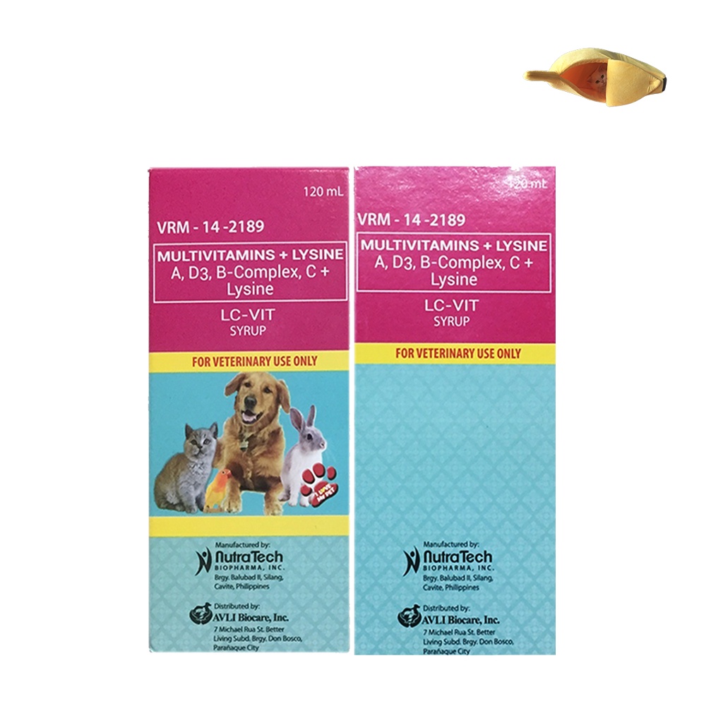 LC Vit LC Vit Plus Multivitamins Syrup for Pets 120ml Shopee Philippines