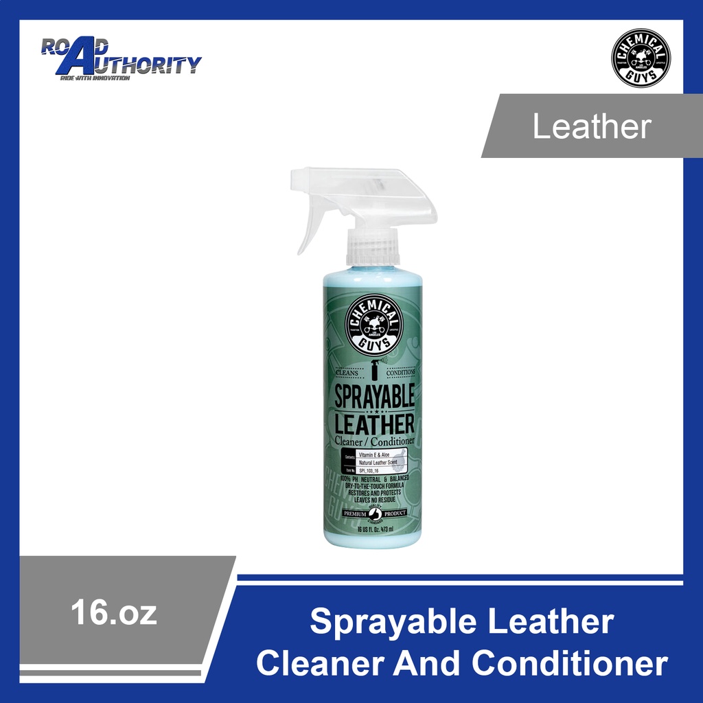 Chemical Guys Sprayable Leather Cleaner And Conditioner In One (16 Fl