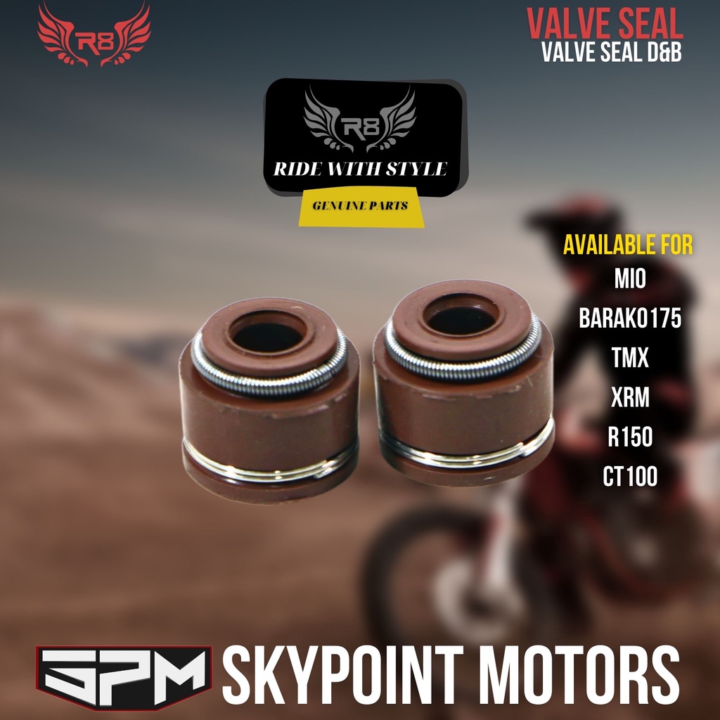 VALVE SEAL FOR TMX, CT100, XRM, BC175, RAIDER150, MIO R8 D&B (9858031