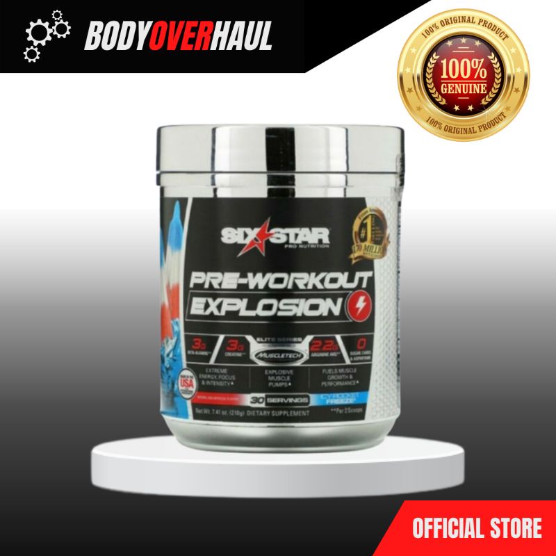 Body Overhaul PH Six Star, PreWorkout Explosion BetaAlanine