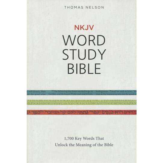 NKJV Bible Word Study Bible Hardcover Thomas Nelson PKhr | Shopee ...