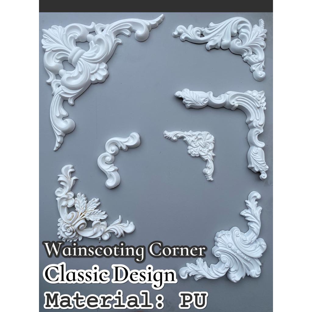 Wainscoting Classic Corner Europe Design Wall Art Deco Dinding Classic ...