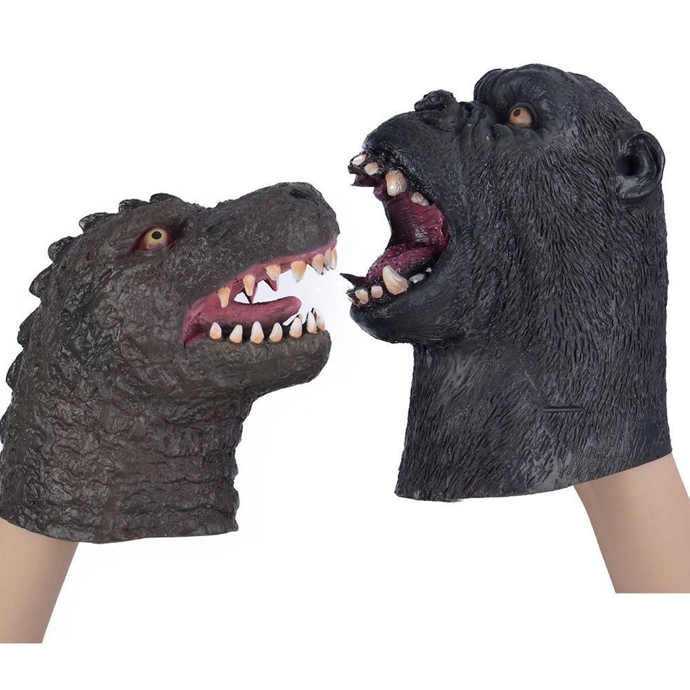 King Kong Figure Action Cosplay Props Movie Latex Mask ABS Challenge Godzilla Puzzle Monster
