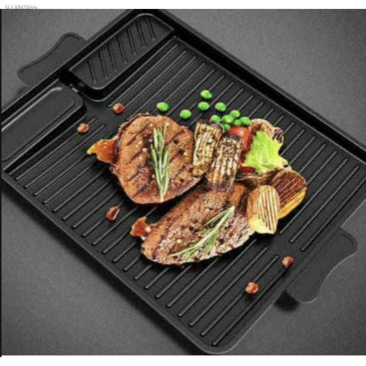 KK BBQ Grill Plate (Samgyupsal / Samgyeopsal) Yakiniku Griller Pan (for