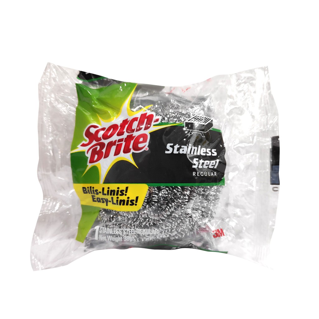 SCOTCH-BRITE STAINLESS STEEL REGULAR BALL - Iloilo Supermart Online- Aton  Guid ini!