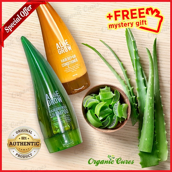 [2024 Expiry Date] Aloe Shampoo & Conditioner Hair Growth Itchy Scalp