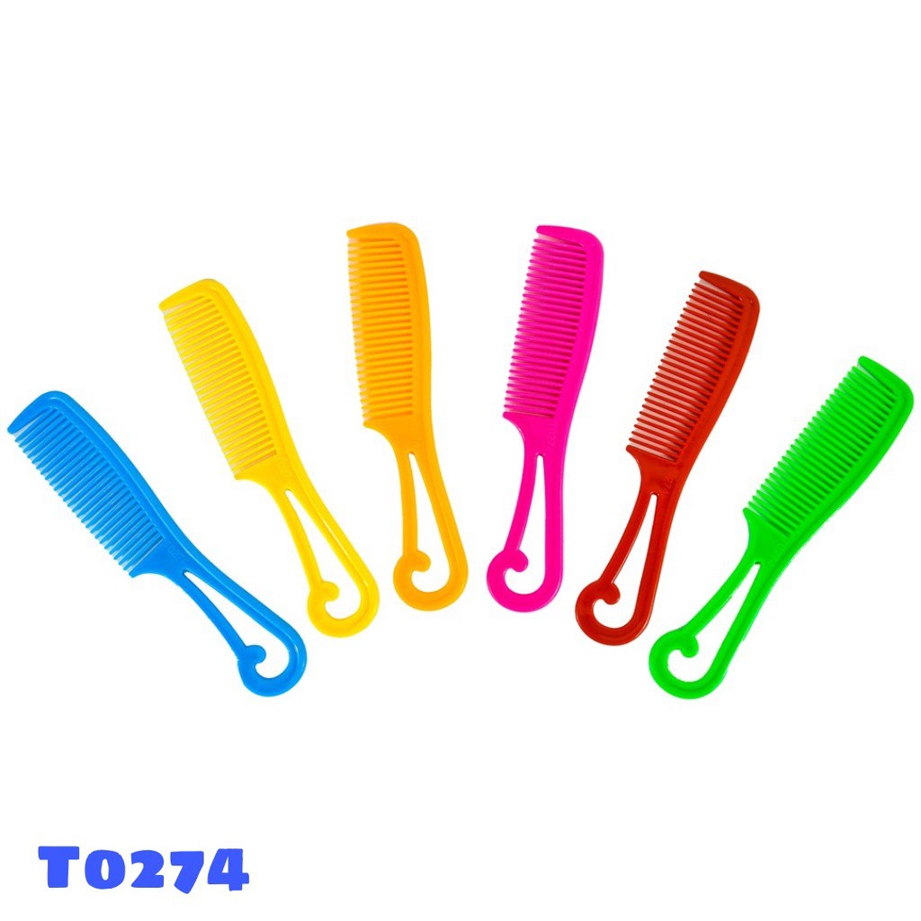 Assorted Color Hair Comb Plain Design (Suklay) | Shopee Philippines